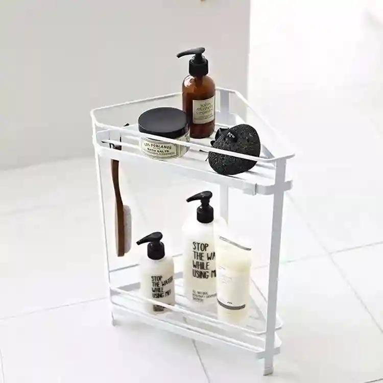 ARHAT ORGANIZERS 2-Tier Corner Storage Shelf - White