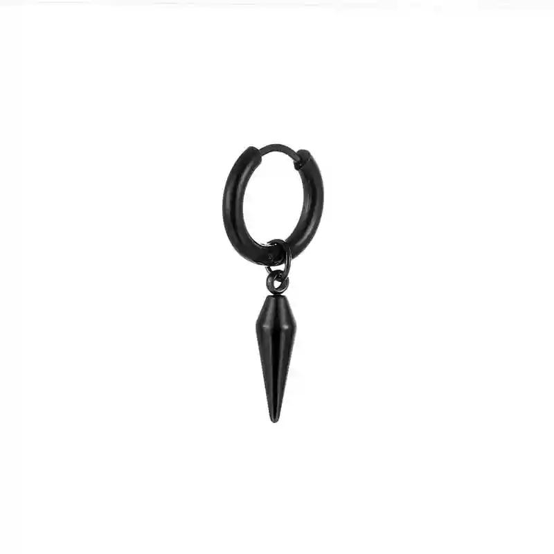 Black Pointed Hip Hop Earring