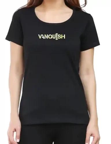 Vanquish - Women's regular fit Black t-shirt - XS