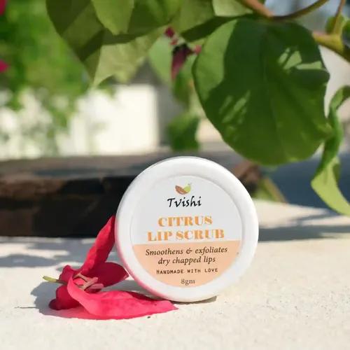 Tvishi Handmade Citrus Lip Scrub (8 Gms)