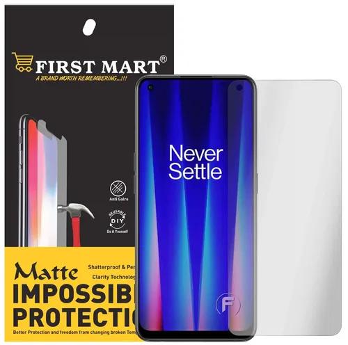 FIRST MART Screen Protector for OnePlus Nord CE 2 5G - Impossible Fiber Case Friendly Screen Protection & Installation Kit (Matte)