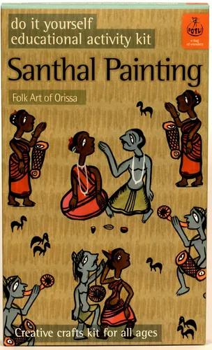 DIY Educational Colouring Kit -Santhal Painting Of Odisha (5+ Years)