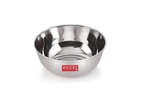 HAZEL Stainless Steel Bowl Vati | Steel Bowl Set for Kitchen | Dinner Bowl Katori Serving Wati, 270 ML, Set of 1