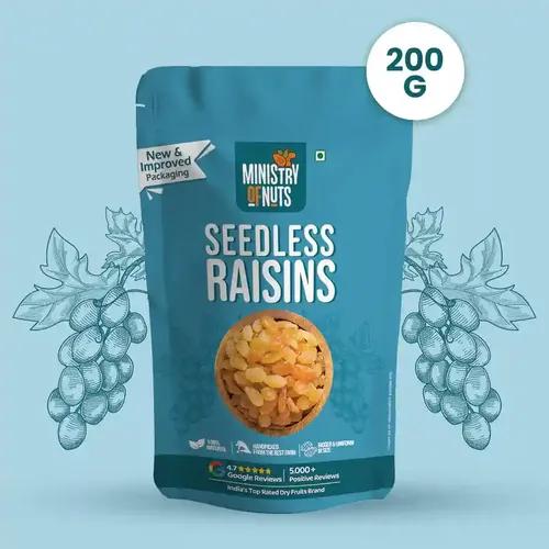 MINISTRY OF NUTS Golden Raisins 200G