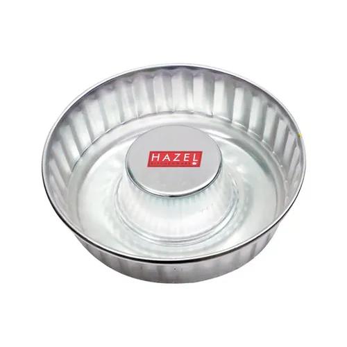 HAZEL Donut Mould Aluminium Medium Size | Donut Baking Molder Tray Pan for Cake | Baking Essentials Tools for OTG Microwave, Medium