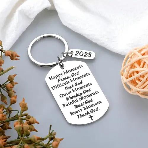 Customized Christmas Keychain with your Personalized Message