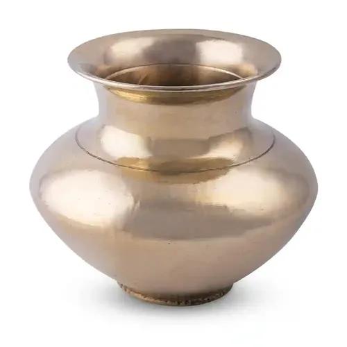 ALODIE - Brass Lota for Puja Explore Brass Kalash for Pooja - Sacred Pooja Lota Essentials Brass Kalasam Chembu for Pooja and More for Pital Ka Lota Spiritual Rituals Pooja Kalash (3.5 Inches)