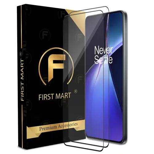 FIRST MART Premium Tempered Glass for OnePlus Nord CE 4 5G / Nord CE 3 5G with Edge to Edge Coverage and Easy Installation Kit, Pack of 2