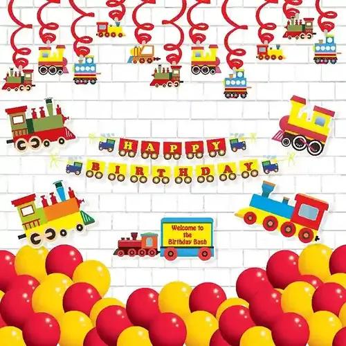 Train Theme Swirls Kit