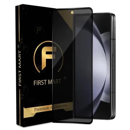 FIRST MART Privacy Tempered Glass for Samsung Galaxy Z Fold 5 5G (7.6 Inch) with Easy Installation Kit| Case Friendly Edge to Edge Privacy Screen Protector