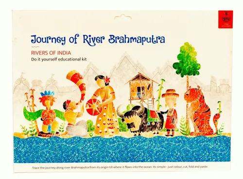 Educational DIY Colouring And Learning Activity Kit About Rivers Brahmaputra - 5+ Years