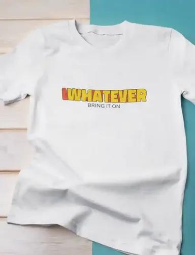 Whatever - Unisex Regular fit T-shirt - White - S