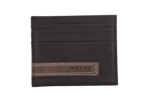 TALIA - Murano Horizontal Card Case with ID - Black/Grey