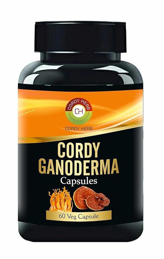 CORDY HERB Cordy Ganoderma Capsule | Support For Energy, Detox And Immune System | Multivitamins Supplement